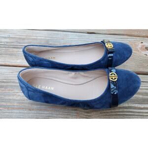 Womens Cole Haan Tova Ballet - Navy Blue SDE, Size 8.5B US New